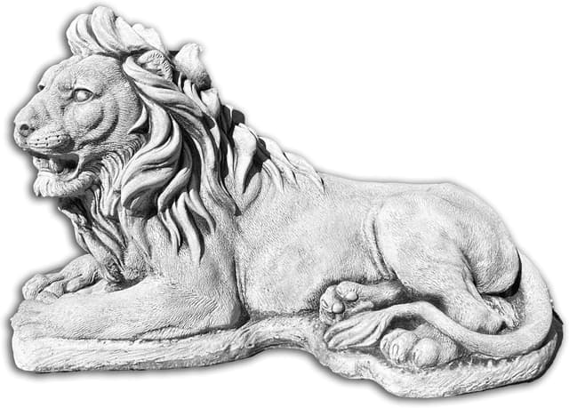 Liegende Löwenfigur