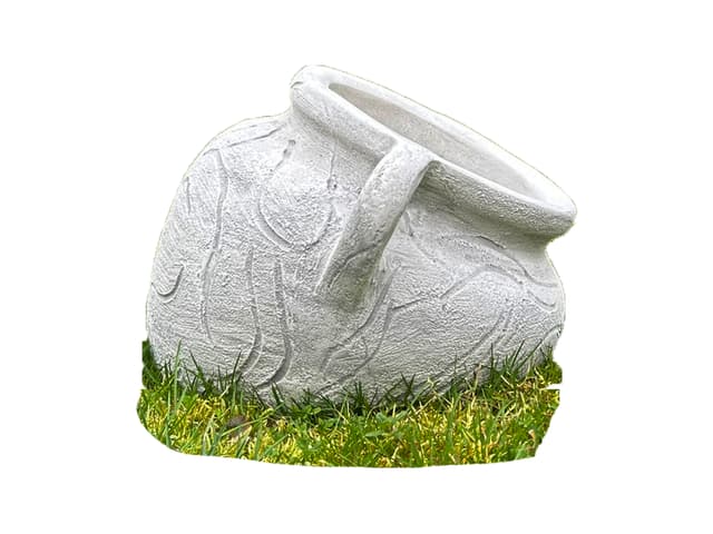 Betonblumentopf mit Griffen Garten-Pflanzkübel