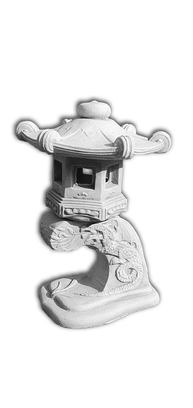 LAMPA JAPOŃSKA ZE WZOREM