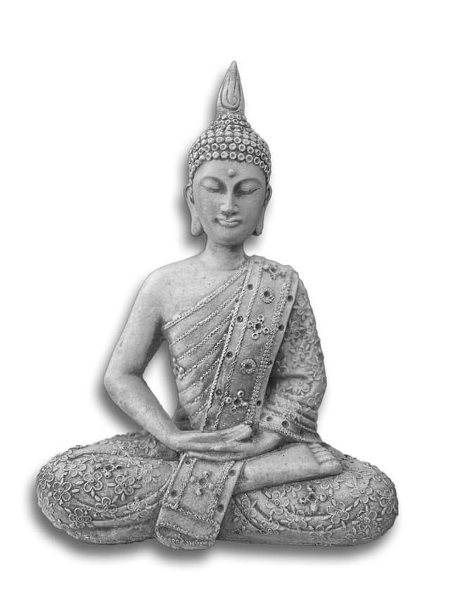 Buddha-Figur, Thailändische Buddha-Statue, Gussstein