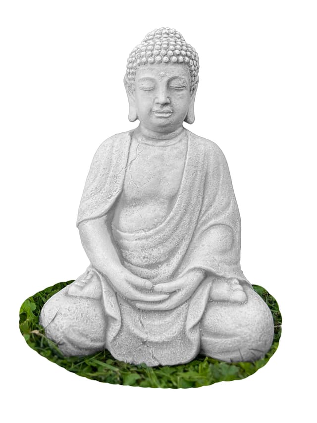 Betonfigur Sitzender Buddha